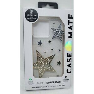 Case-Mate Sheer Crystal Superstar Case for iPhone 13 Pro Max / 12 Pro Max 6.7"